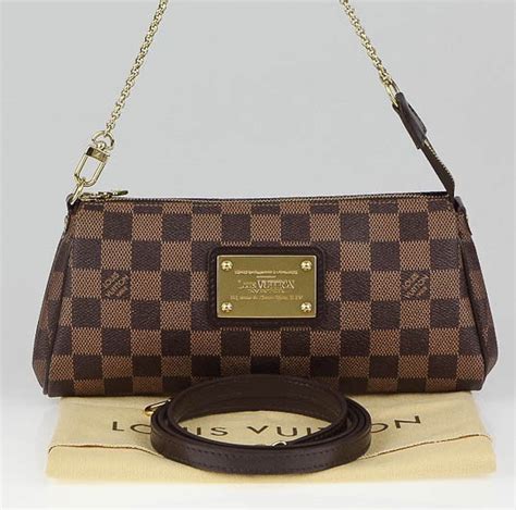 lv eva clutch damier ebene